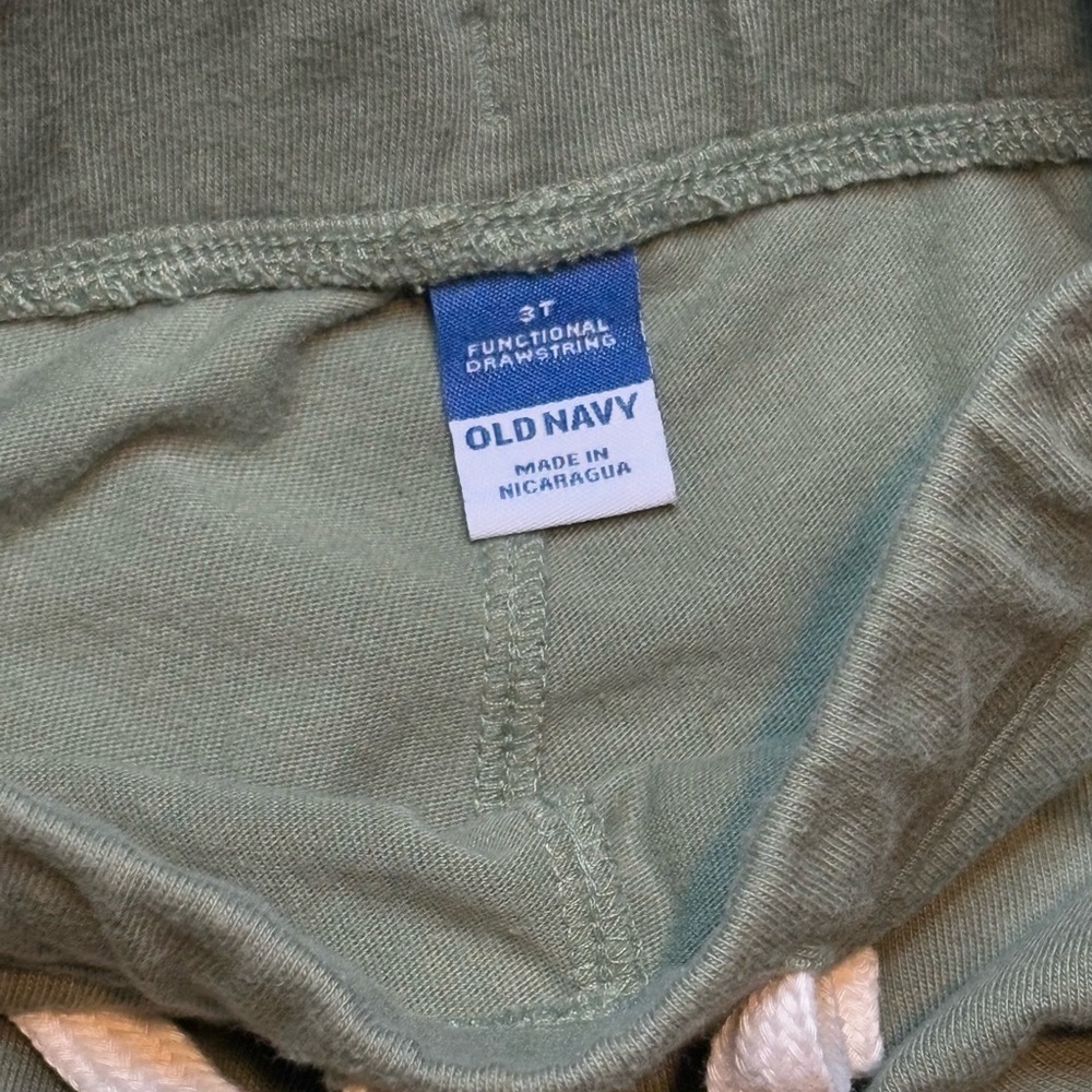Old Navy Kids Olive Green Joggers - Picture 3 of 3